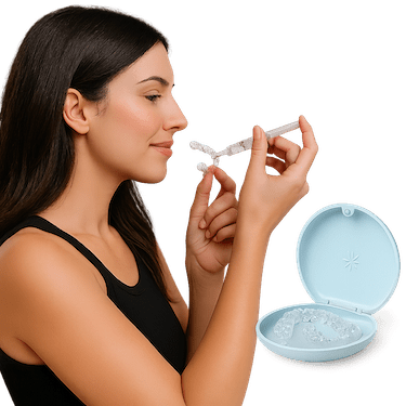 Blanqueamiento dental en casa con férulas