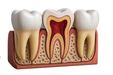 Lesiones en el tejido pulpar