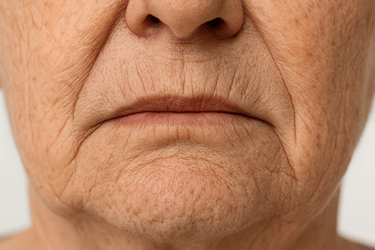 Pérdida de hueso y envejecimiento facial