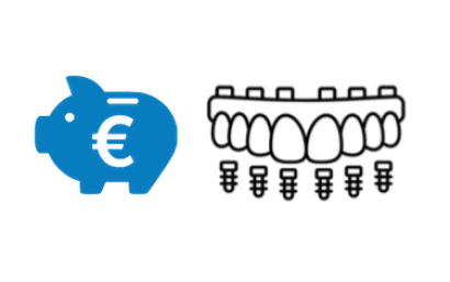 ¿Cuánto cuesta una prótesis híbrida sobre implantes?