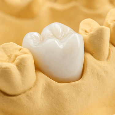 Colocación de la corona provisional